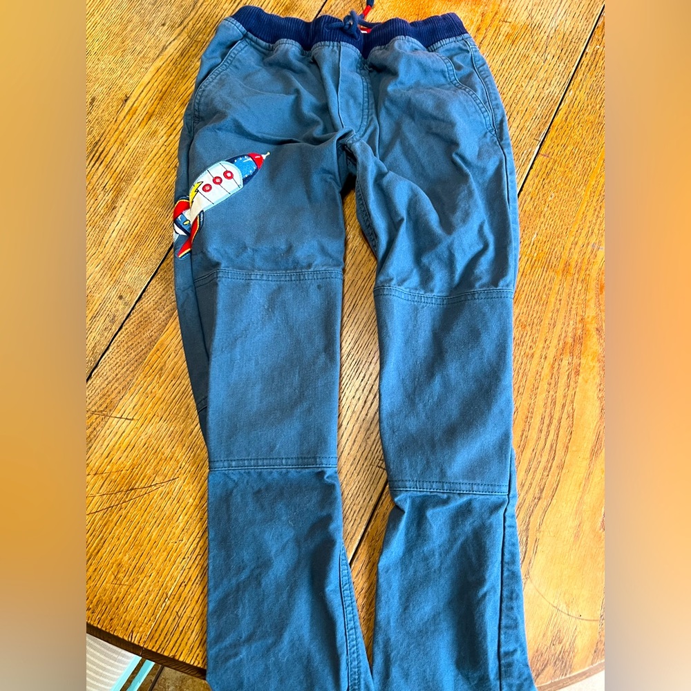 Mini Boden Rocket Ship Pants- size: 11years